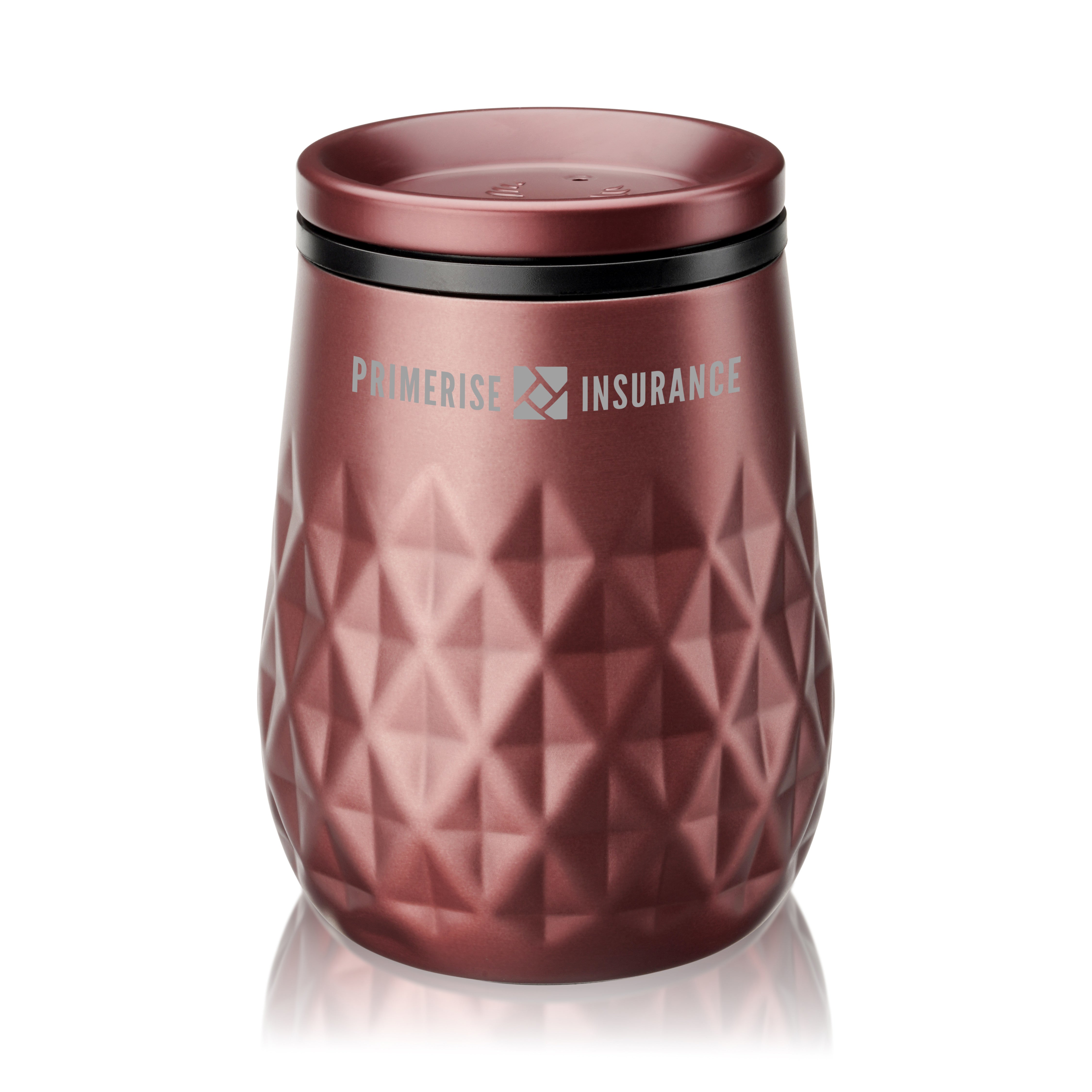 Viski Paragon Wine Tumbler, Rose, 12 oz