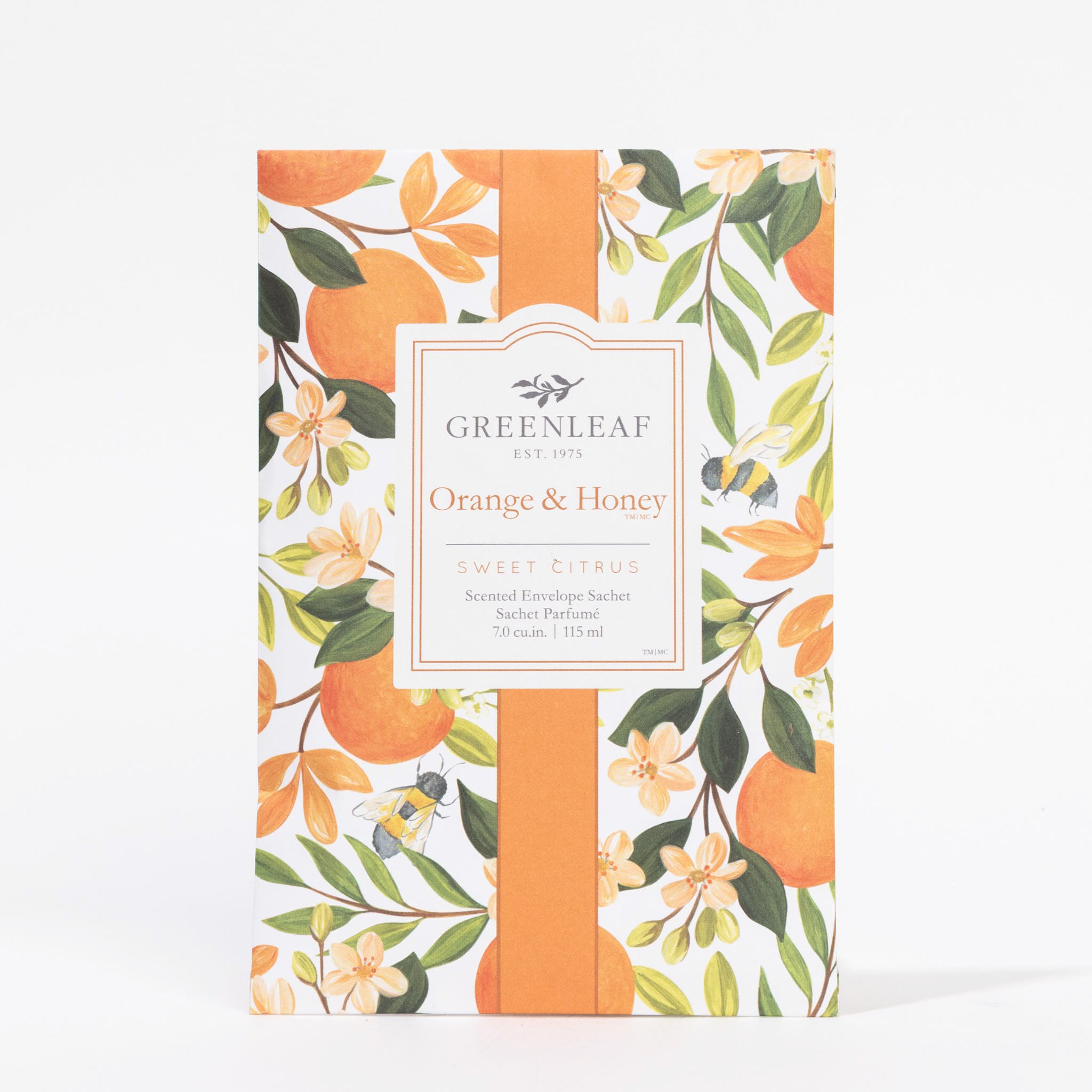 Greenleaf Orange & Honey large scented sachet