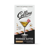 Collins Edible Cocktail Glitter, Champagne Variety Pack, Set of 12