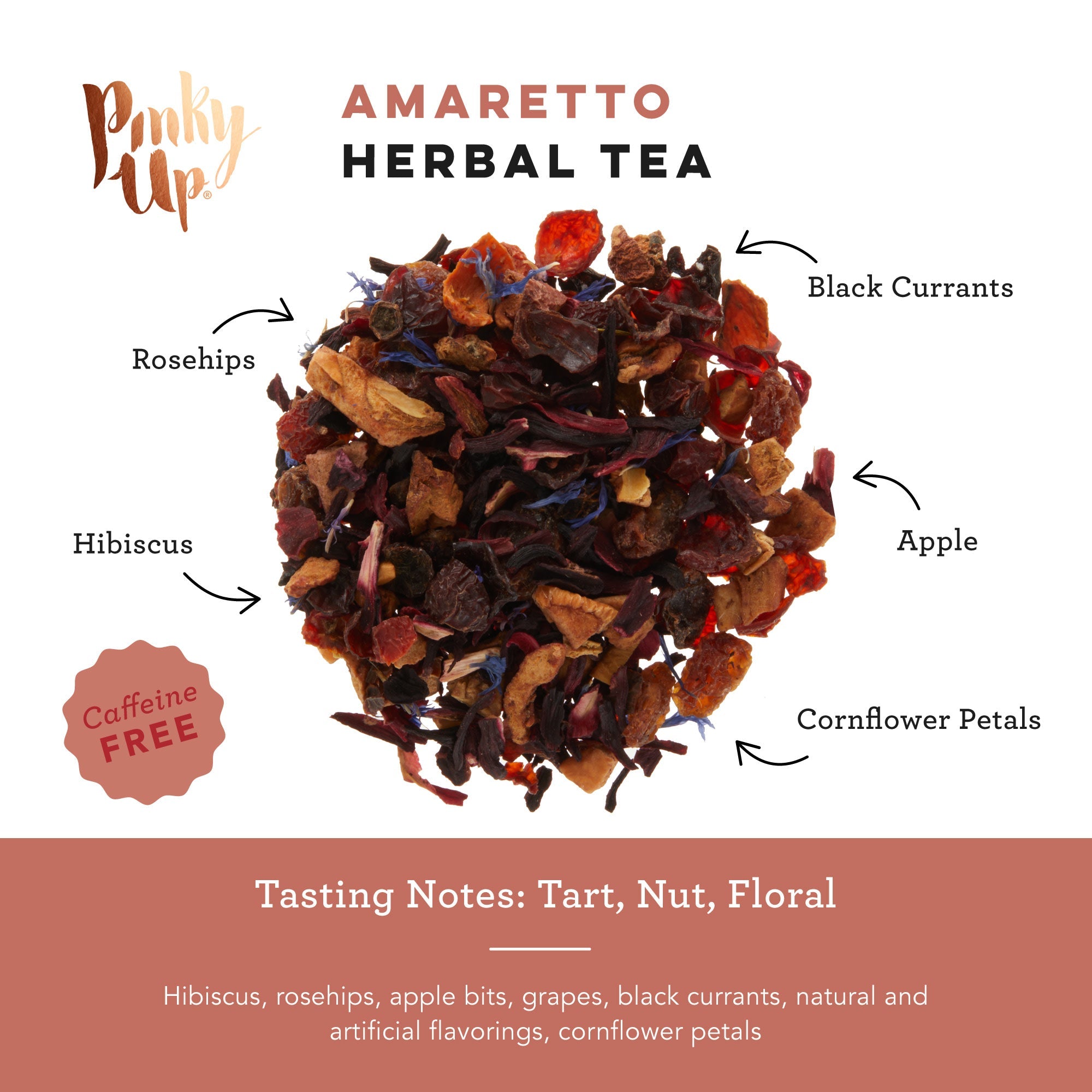 Pinky Up Amaretto Herbal Tea