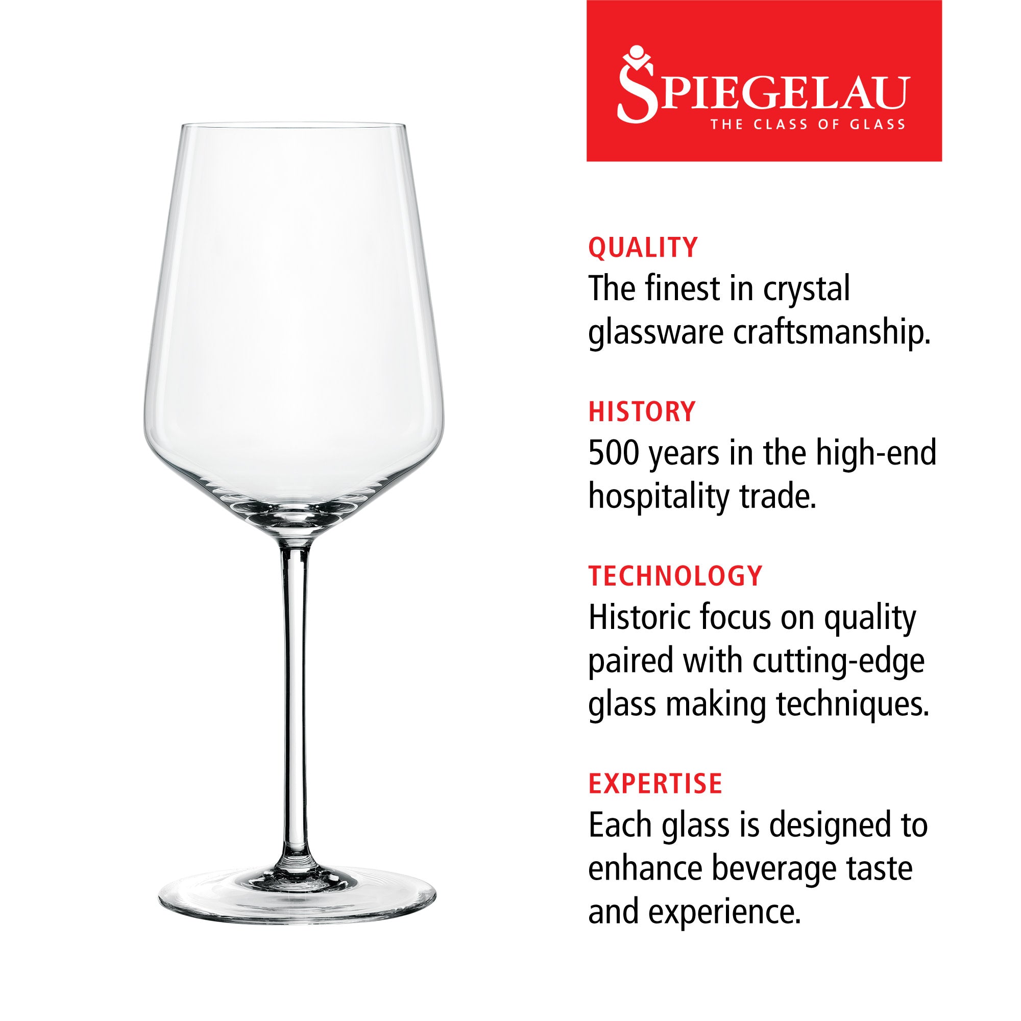 Spiegelau Style Red and White Wine Glasses, Set of 12